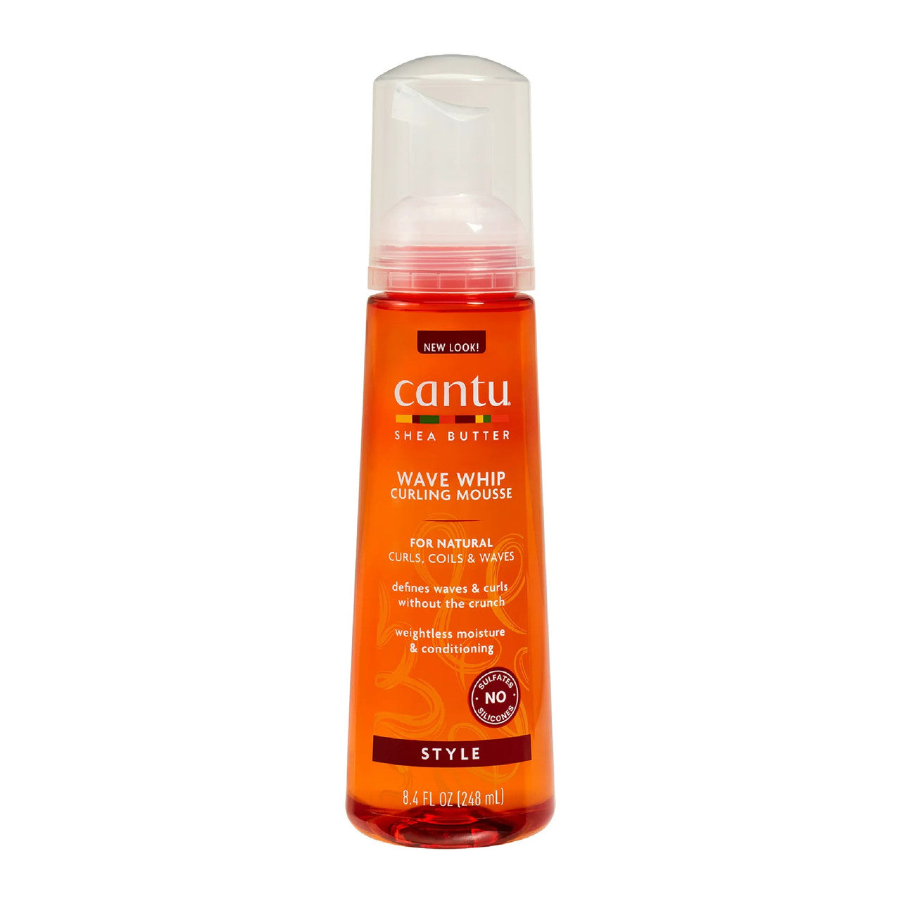 Cantu Natural Hair Wave Whip Curling Mousse, 8.4 Oz